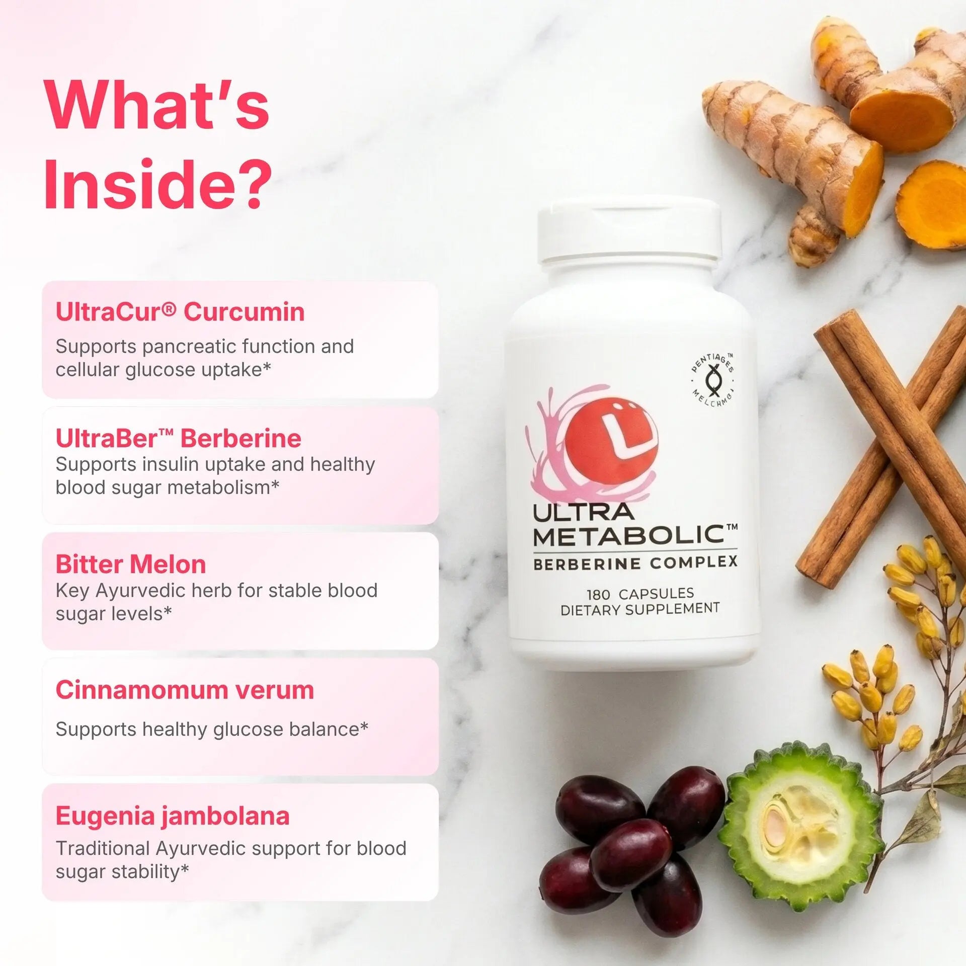 UltraMetabolic™ Blood Sugar Support (Curcumin + Berberine) Ultra Botanica