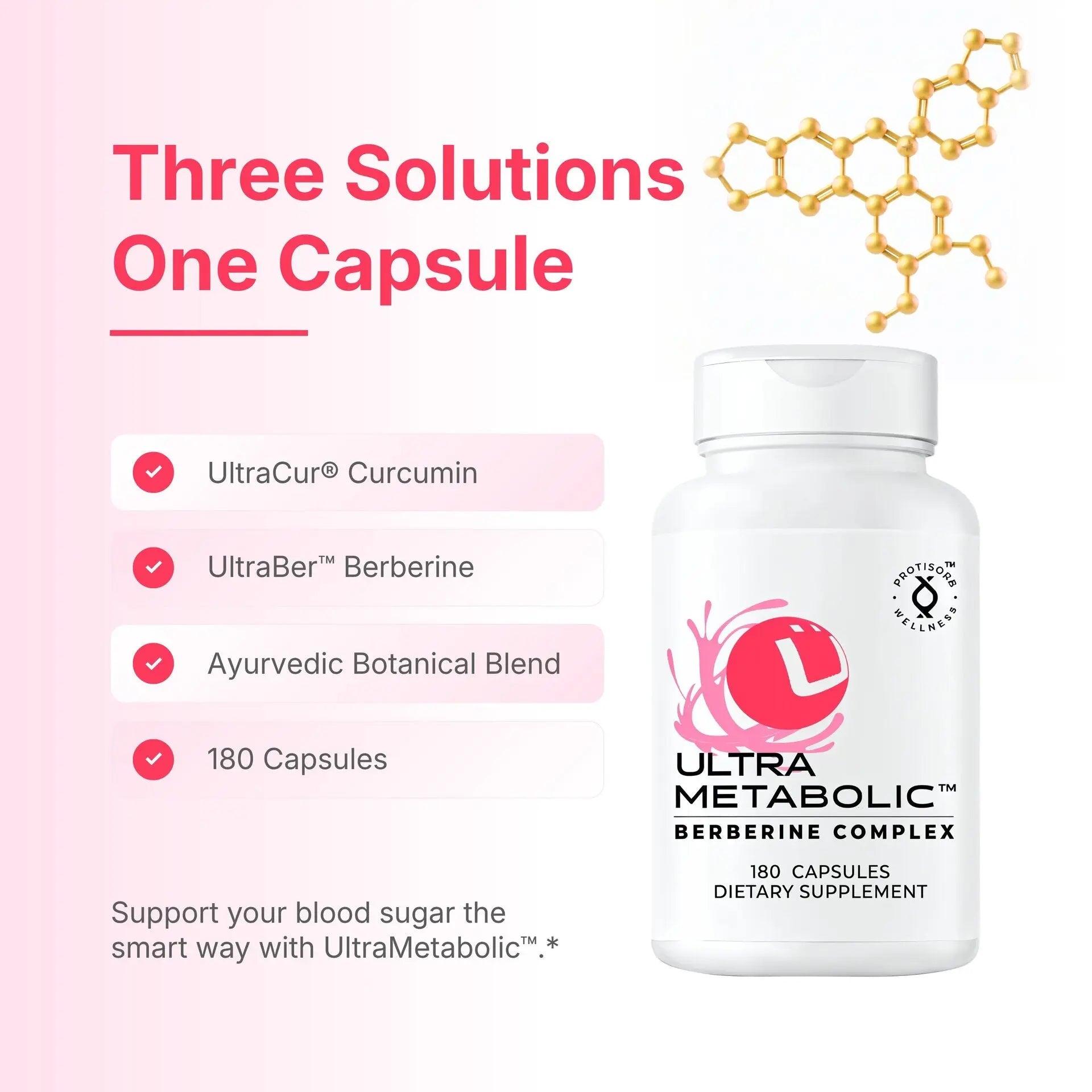 UltraMetabolic™ Blood Sugar Support (Curcumin + Berberine) Ultra Botanica