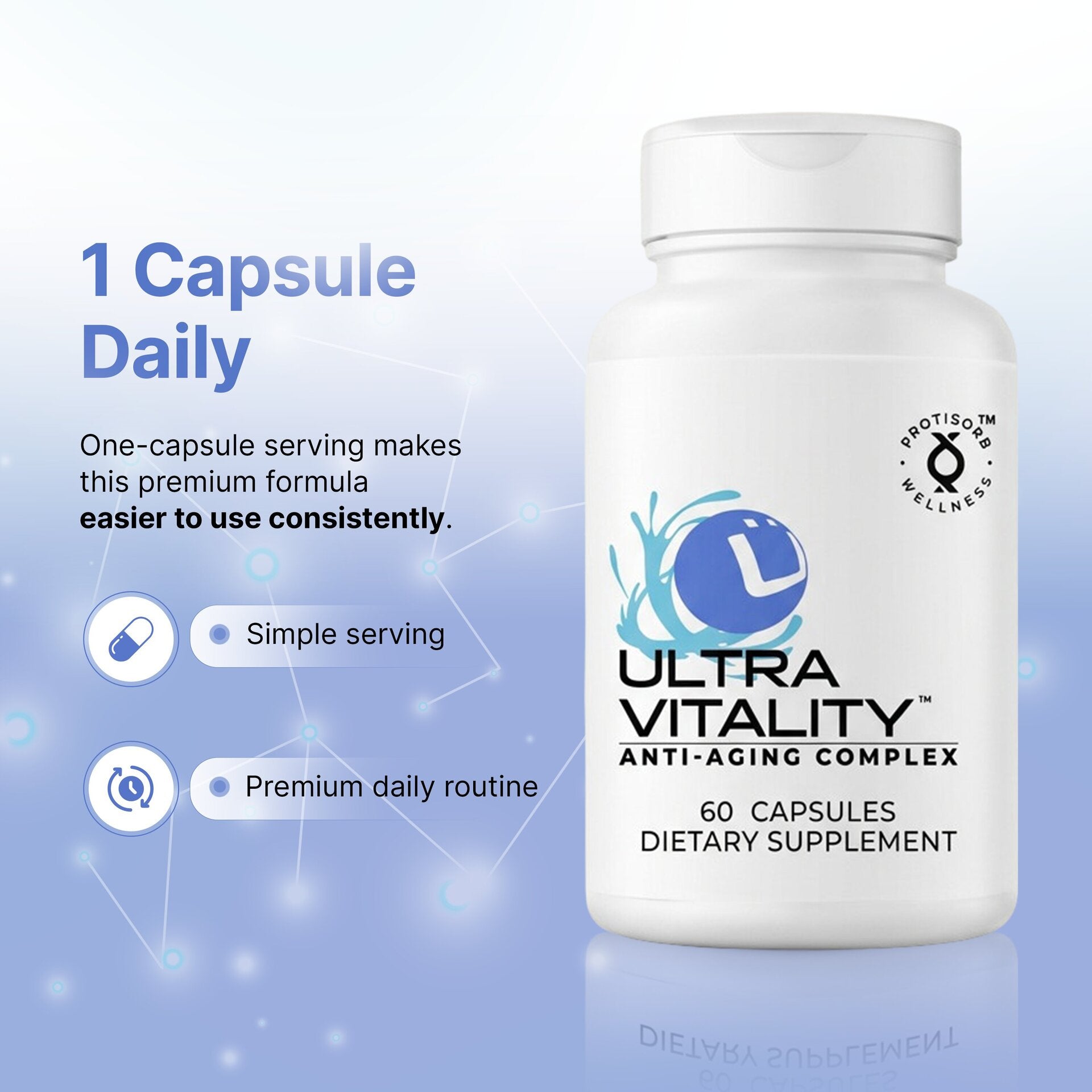 UltraVitality™ Cell Clearing (Curcumin + Fisetin + Quercetin + Strawberry + Beta-Glucans) Ultra Botanica