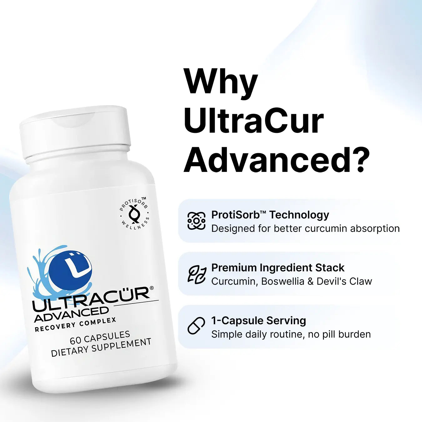 UltraCur® Advanced (Curcumin + Boswellia + Devil's Claw) Ultra Botanica