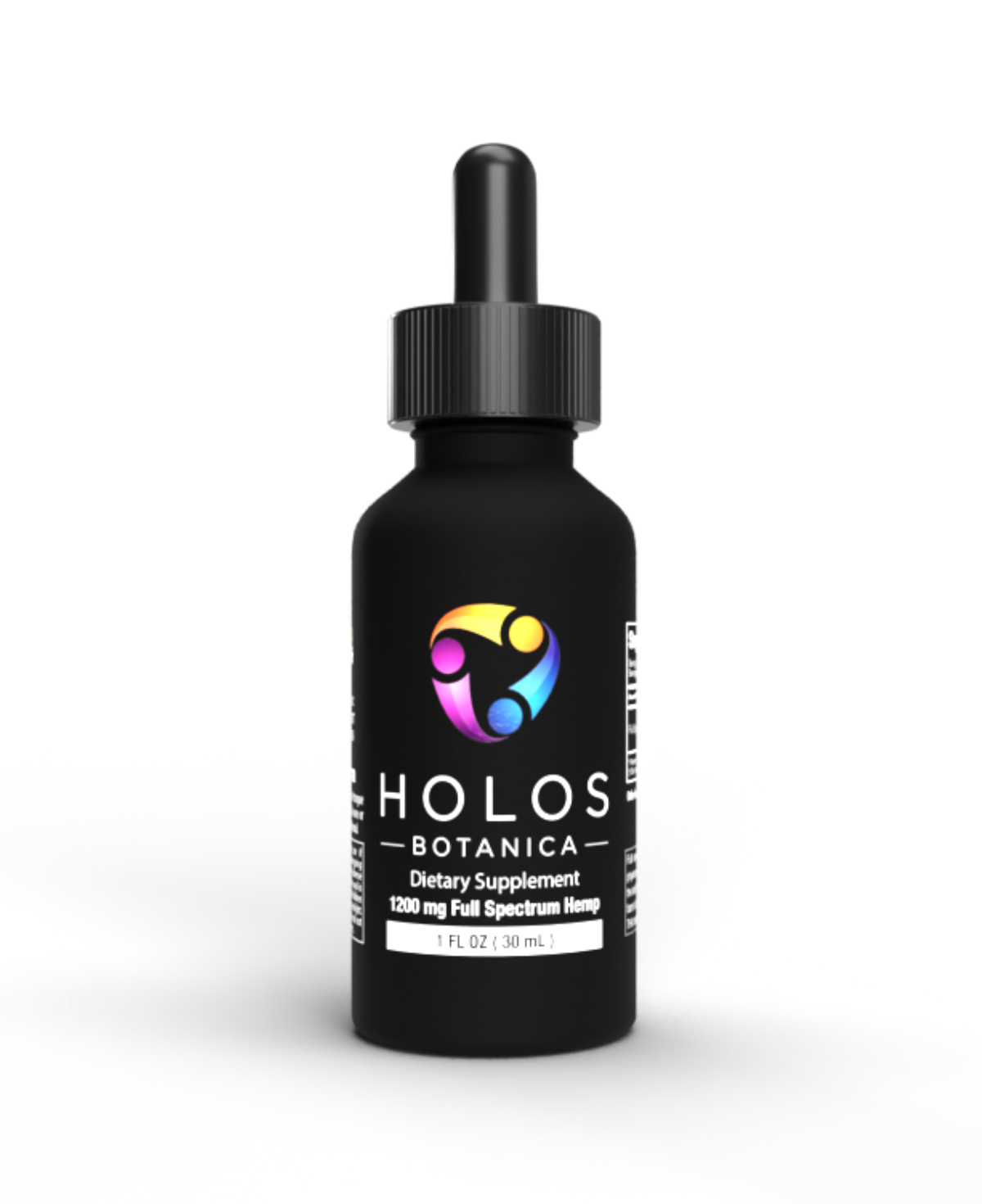 Holos Botanica 1200 mg. 1 oz. Hemp Oil Tincture (Unflavored)