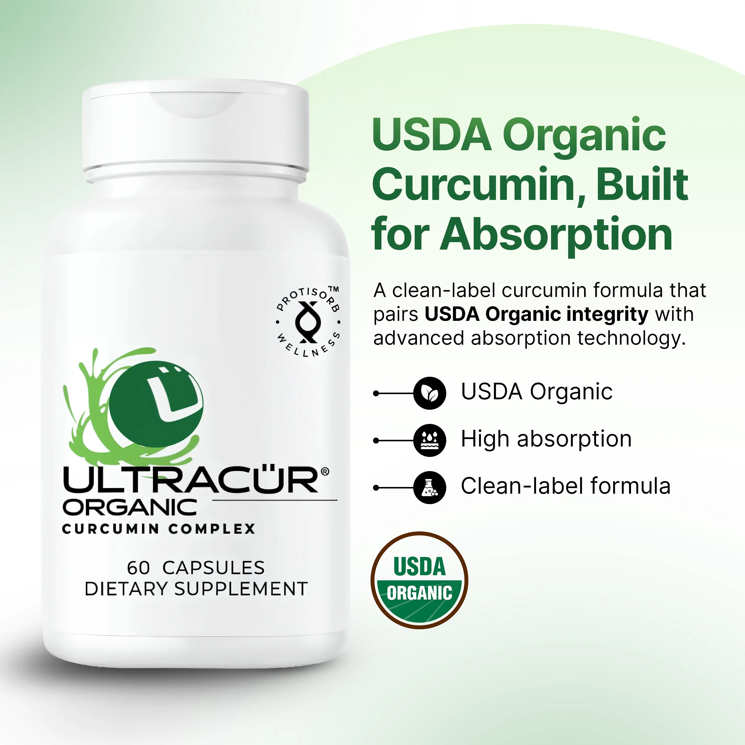 UltraCur® Organic Curcumin (USDA Certified Organic) Ultra Botanica