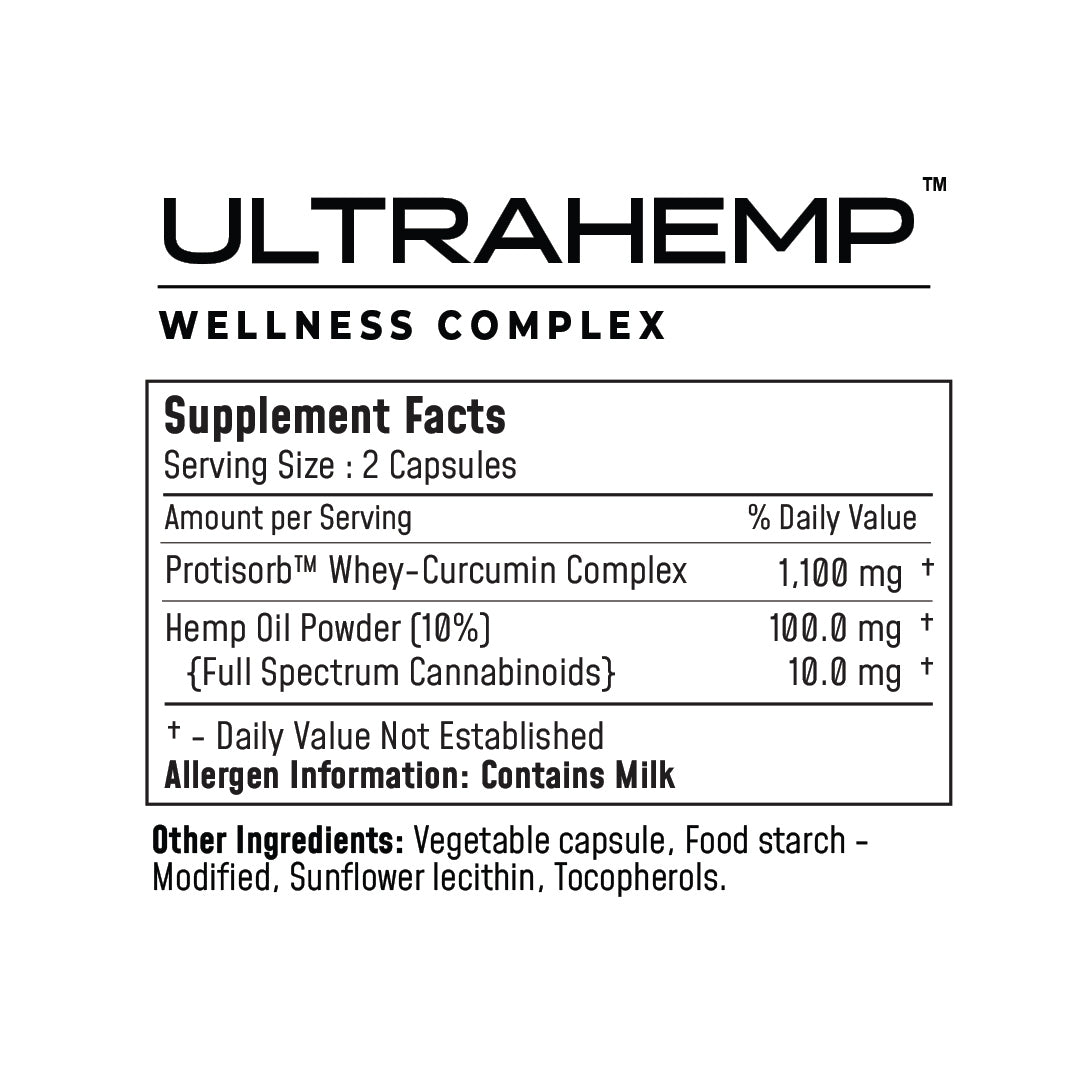 UltraHemp™ - UltraCur® and 5.0 mg Full Spectrum Cannabinoid