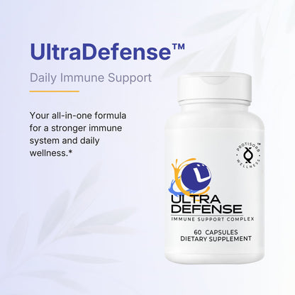 UltraDefense™ Immune Support (Curcumin + NAC + Olive Leaf Extract + Vitamin D3 + Zinc + Quercetin) Ultra Botanica