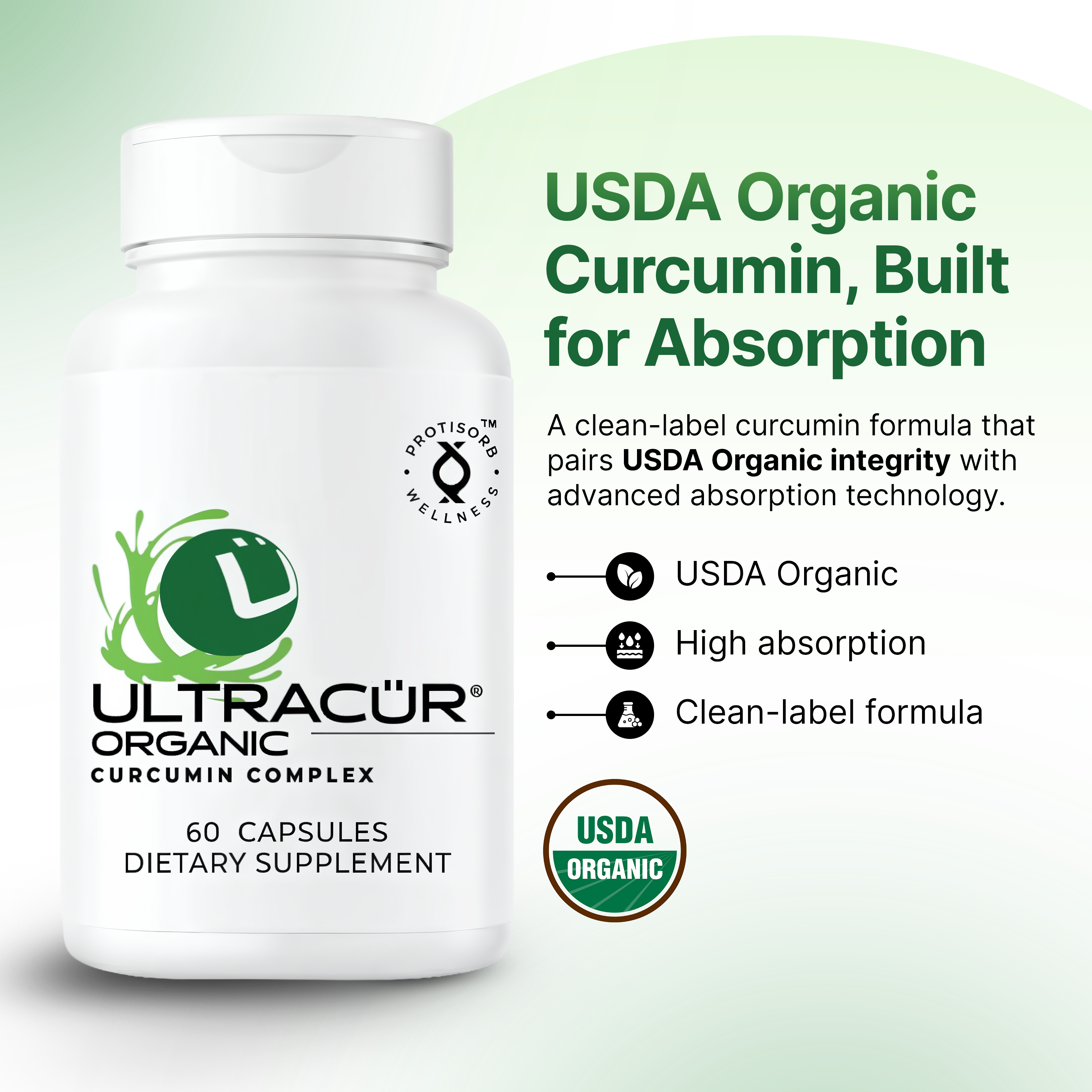 UltraCur® Organic Curcumin (USDA Certified Organic) Ultra Botanica