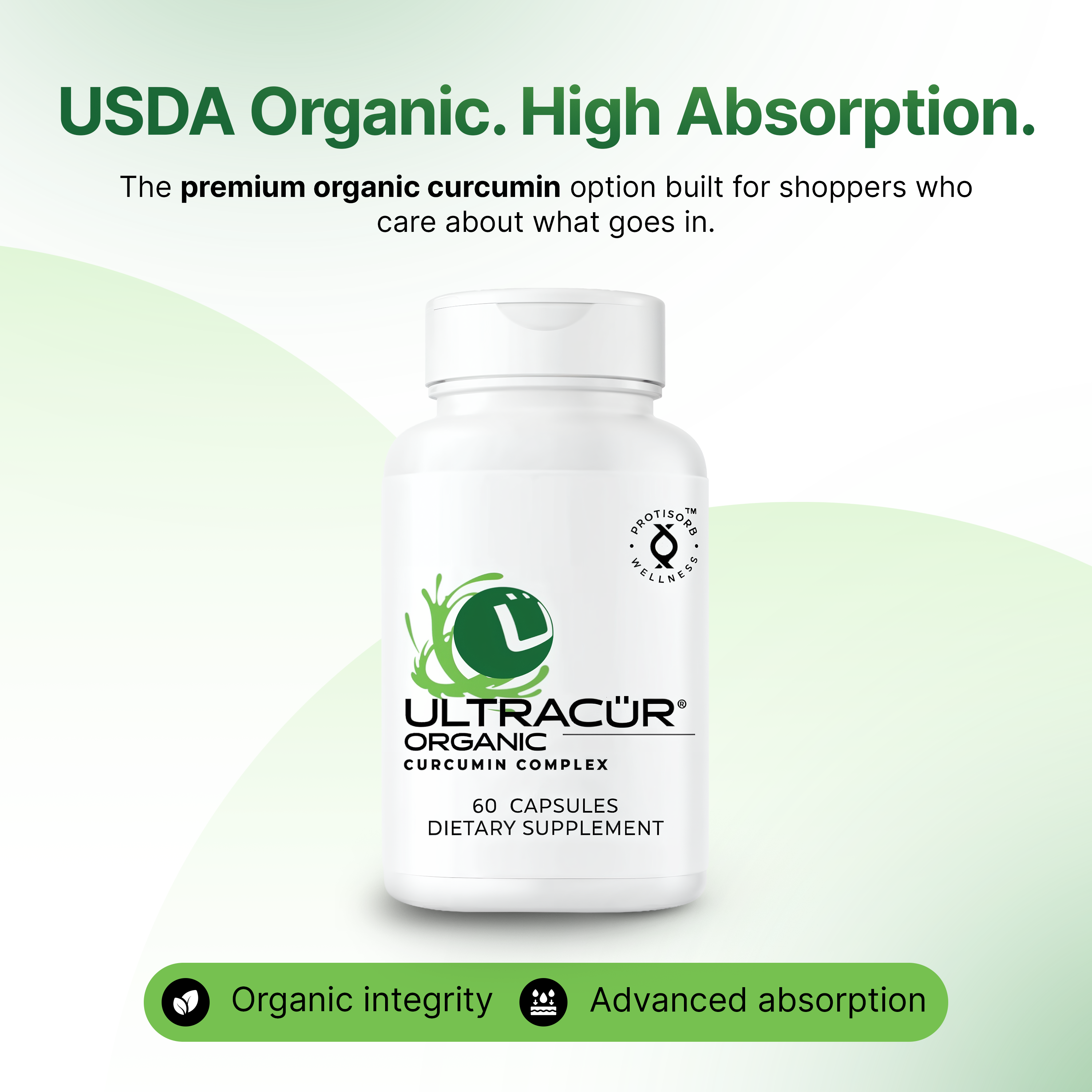 UltraCur® Organic Curcumin (USDA Certified Organic) Ultra Botanica