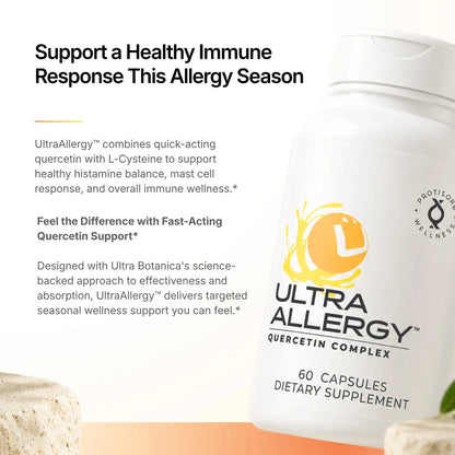 UltraAllergy™ Immunity & Allergy Control (Quercetin + NAC) Ultra Botanica