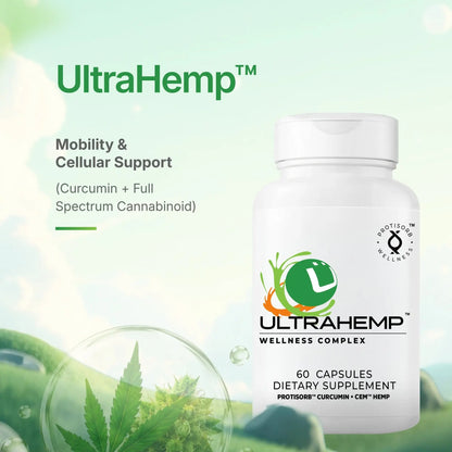 UltraHemp™ Mobility & Cellular Support (Curcumin + Full Spectrum Cannabinoid) Ultra Botanica